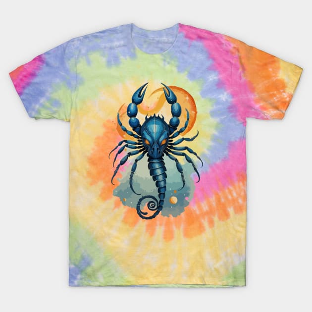 Zodiac Scorpio T-Shirt by CatCoconut-Art